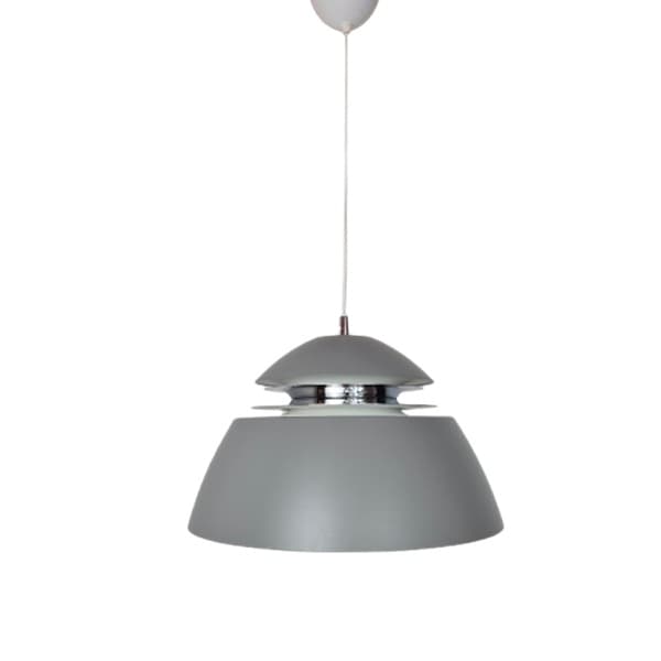 Pendant lamp Avalon, grey, metal, Belid, Sweden, early 20th c.