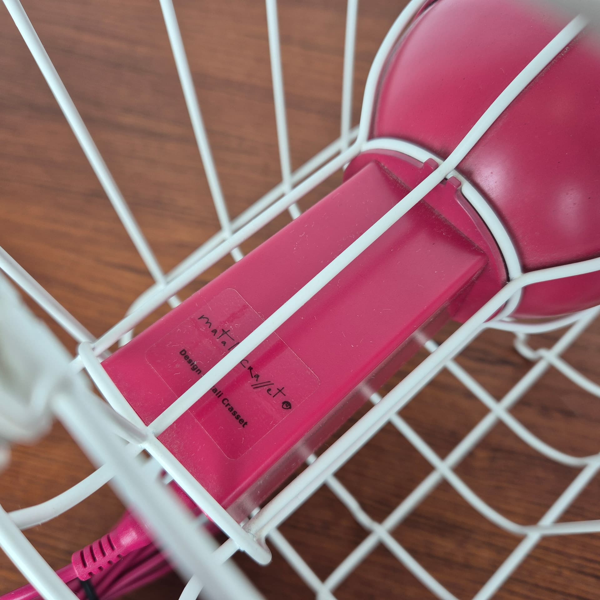 Lampa stołowa Nomade LED, biały czerwony, metal, proj. M. Crasset, Ikea, Szwecja, XXI w. - 197754