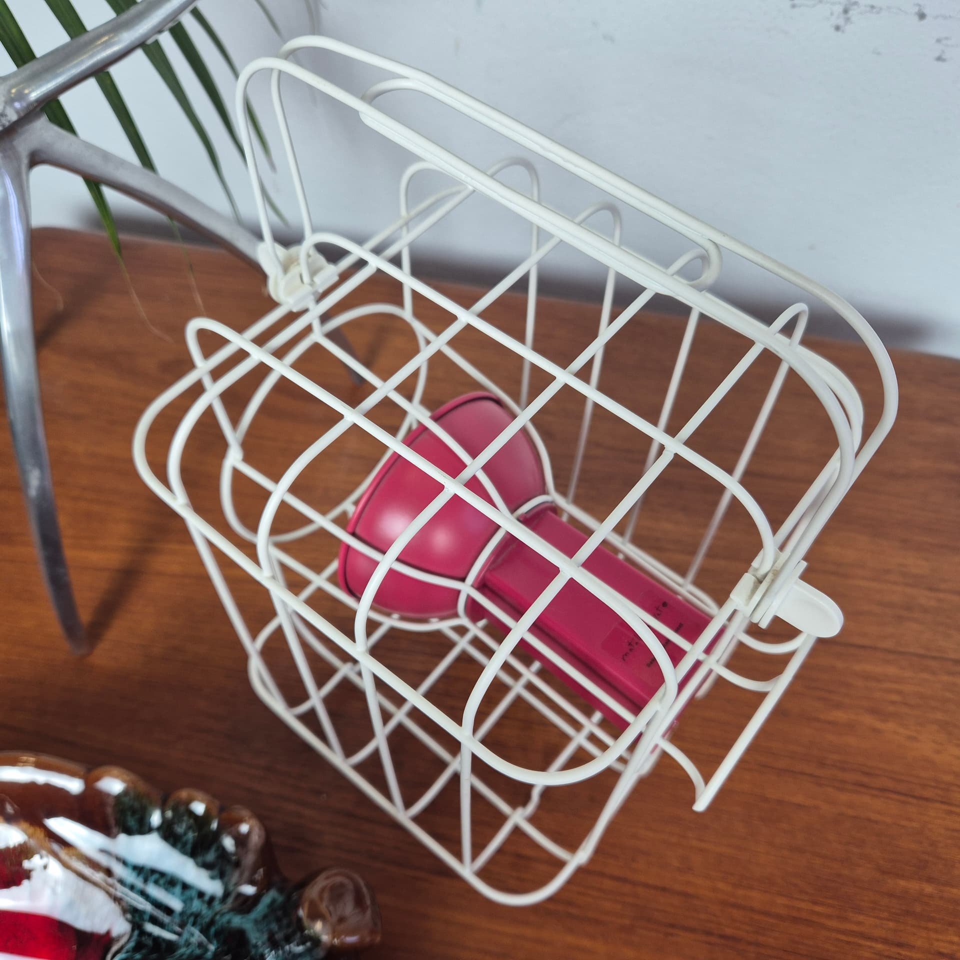 Lampa stołowa Nomade LED, biały czerwony, metal, proj. M. Crasset, Ikea, Szwecja, XXI w. - 197753