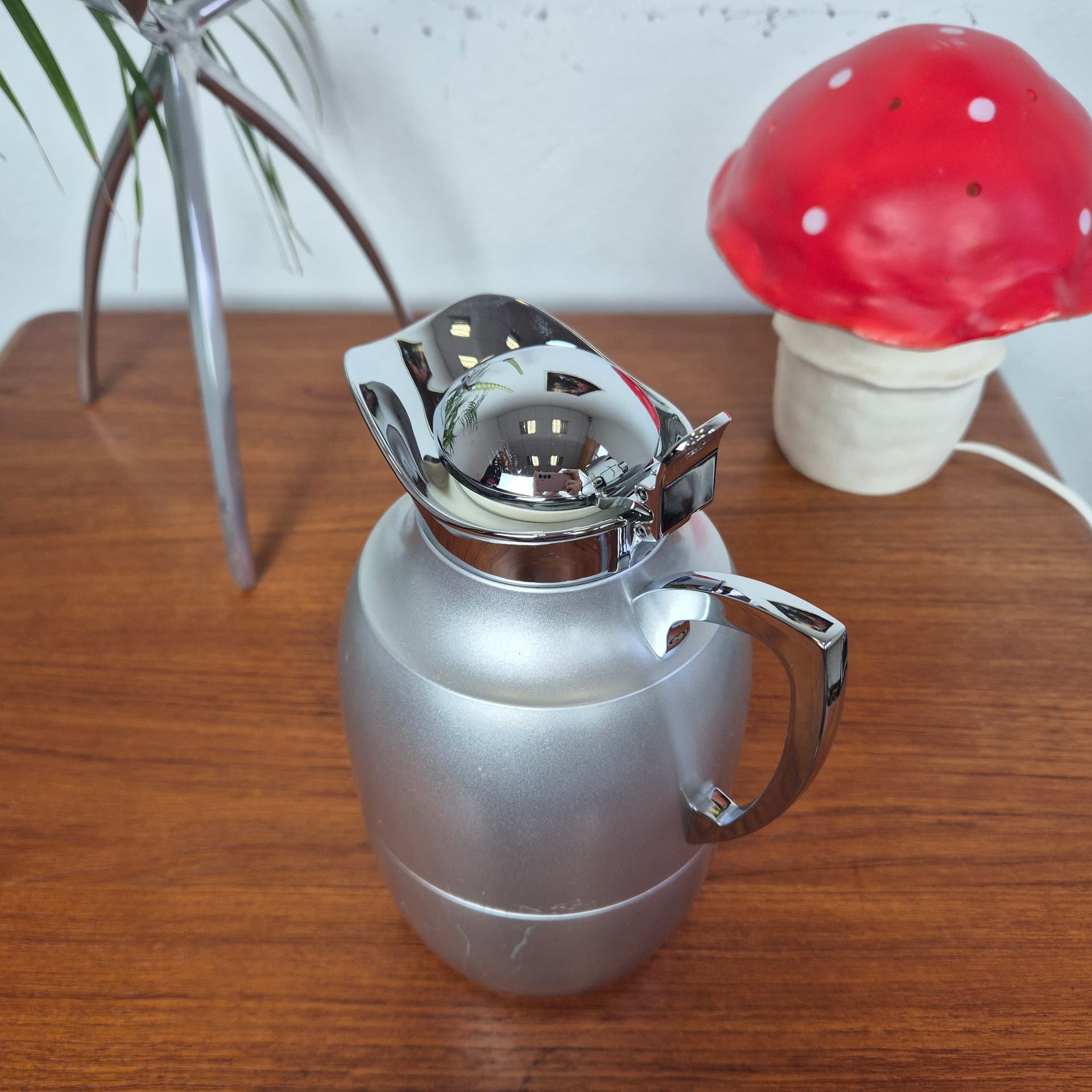 Thermos Juwel, silver, metal, Alfi, Germany, 1980s. - 197784