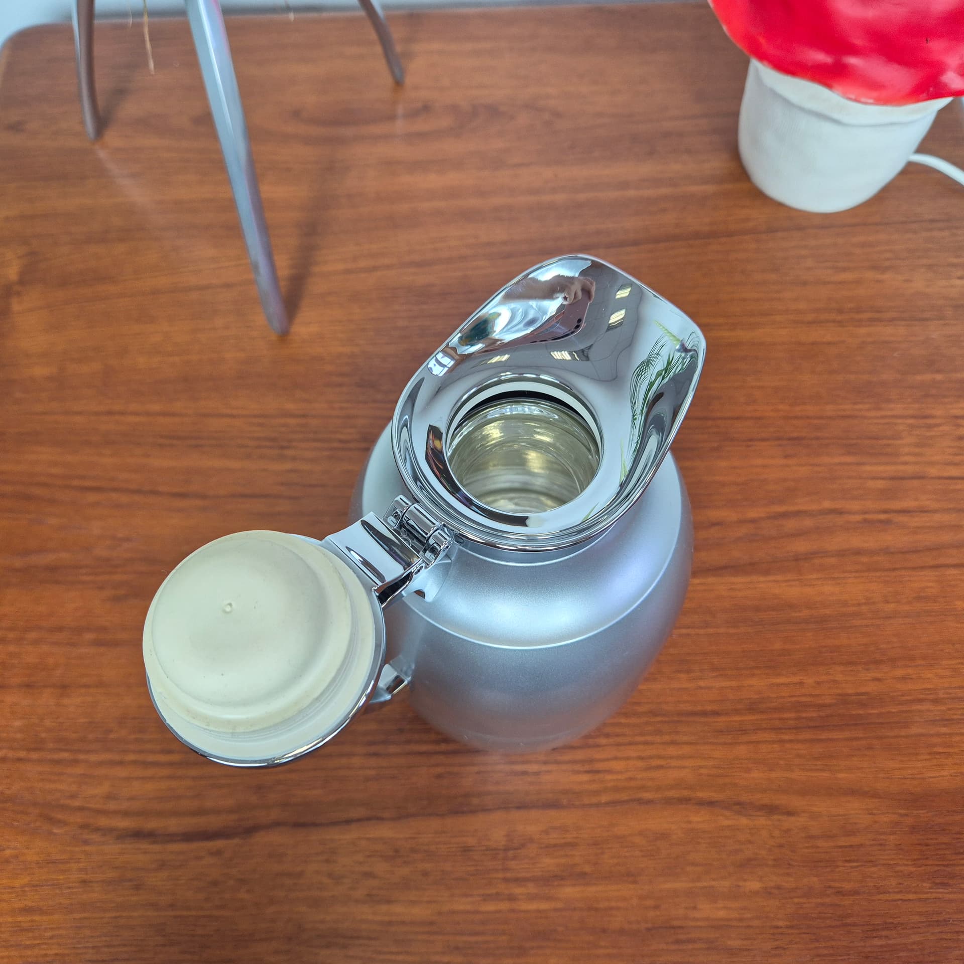 Thermos Juwel, silver, metal, Alfi, Germany, 1980s. - 197783