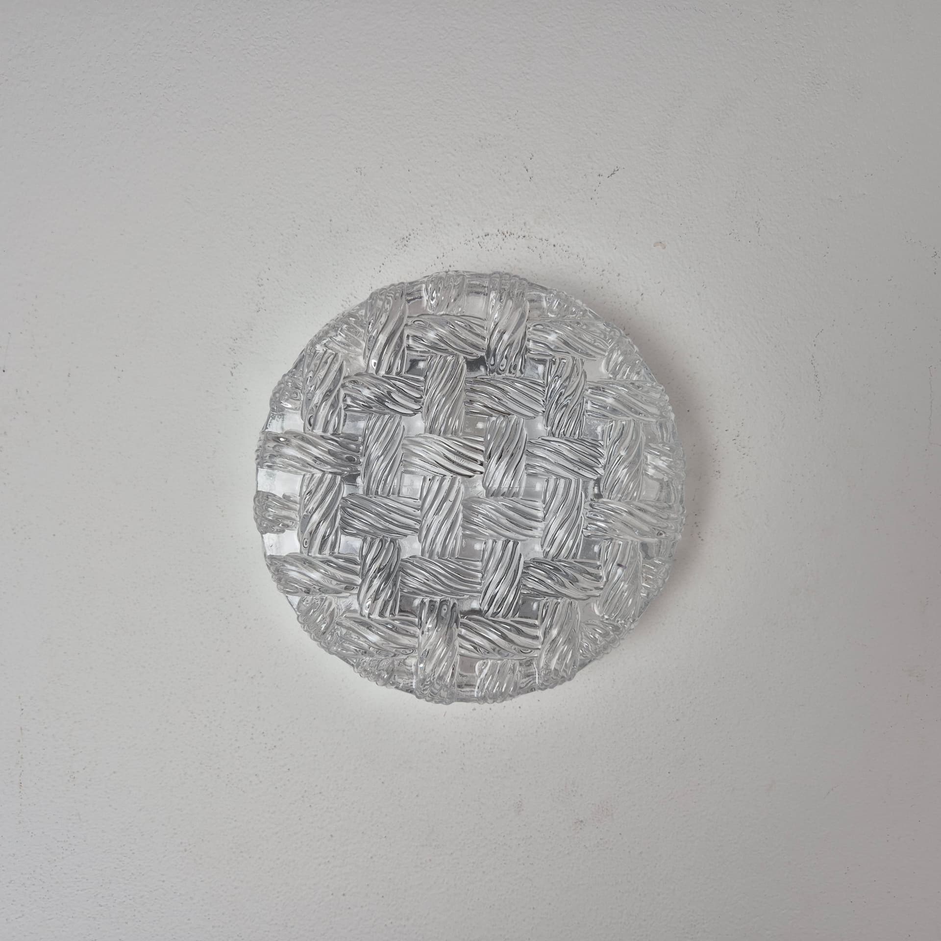 Para plafonów transparentnych, szkło, Niemcy, lata 60. - 197912