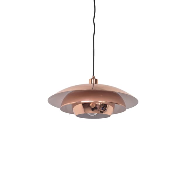 Pendant lamp, copper, metal, A/S Ronald, Denmark, 2000s. - DIMENSION
