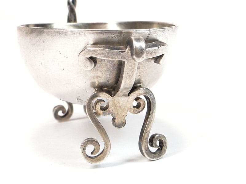 Solniczka renesansowa, srebro srebrny, Francja, XIX wiek - 197987