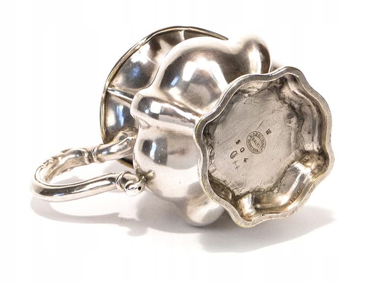 Mlecznik rococo, metal srebrny, Norblin, Polska, XIX w. - 198096