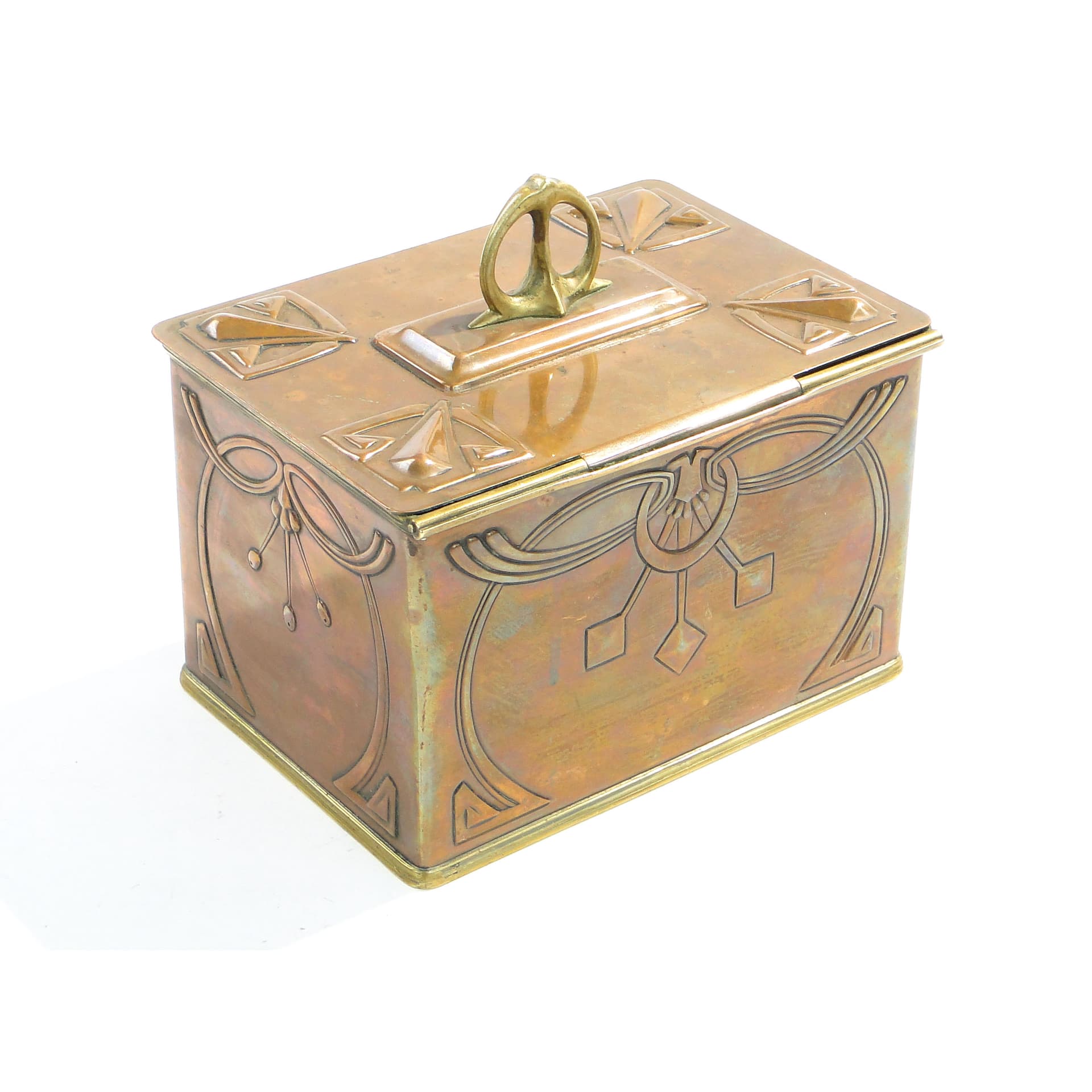 Cukiernica secesyjna, miedź, WMF, Niemcy, początek XX w. - 198112