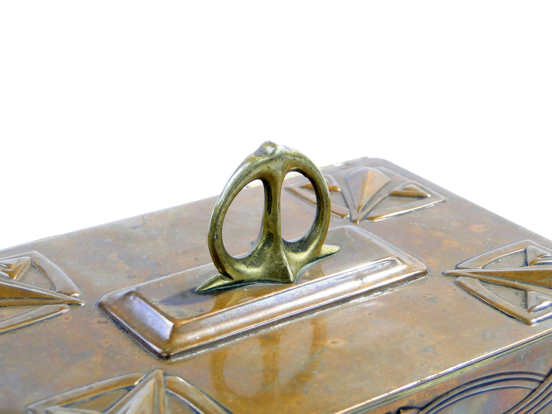 Cukiernica secesyjna, miedź, WMF, Niemcy, początek XX w. - 198109