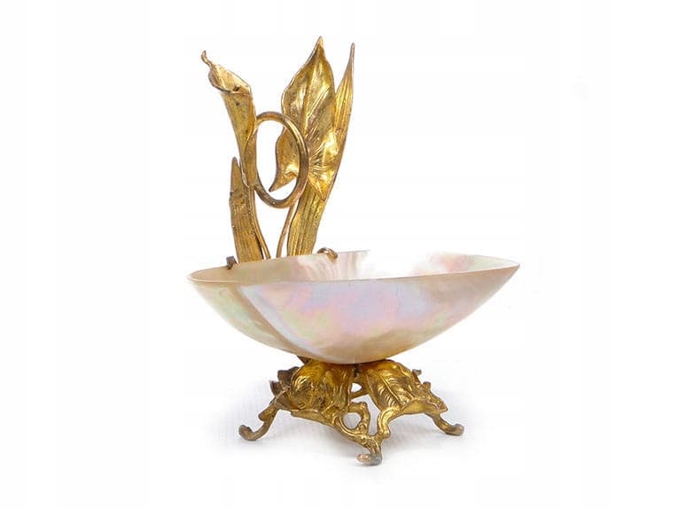 Postument secesyjny, złoty, Austria, XIX/XX w. - 198216