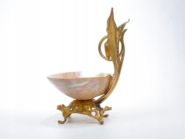 Postument secesyjny, złoty, Austria, XIX/XX w. - 198214