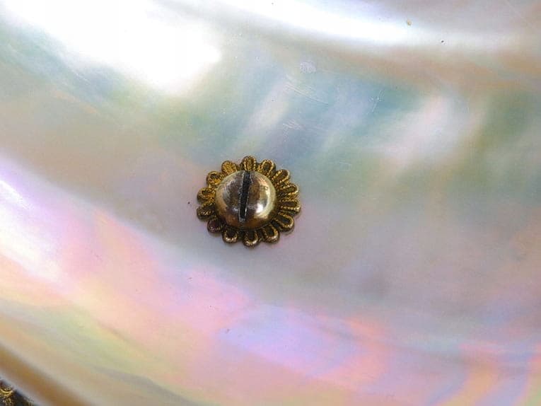 Postument secesyjny, złoty, Austria, XIX/XX w. - 198213