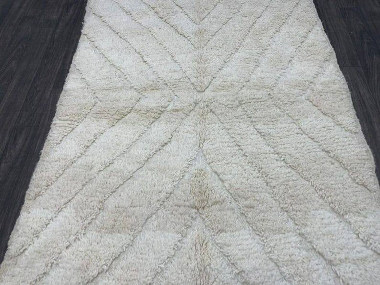 Ręcznie tkany dywan 250x150 cm, wełna, multikolor, Maroko - 198342