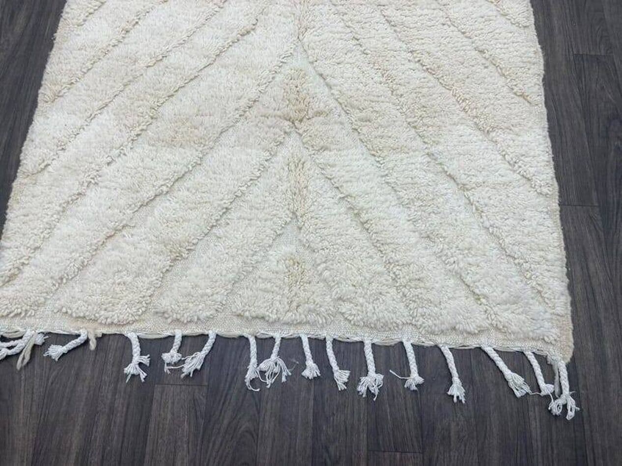 Ręcznie tkany dywan 250x150 cm, wełna, multikolor, Maroko - 198347