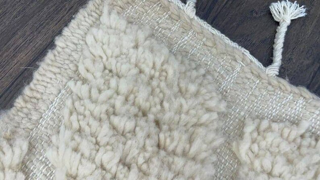 Ręcznie tkany dywan 250x150 cm, wełna, multikolor, Maroko - 198344