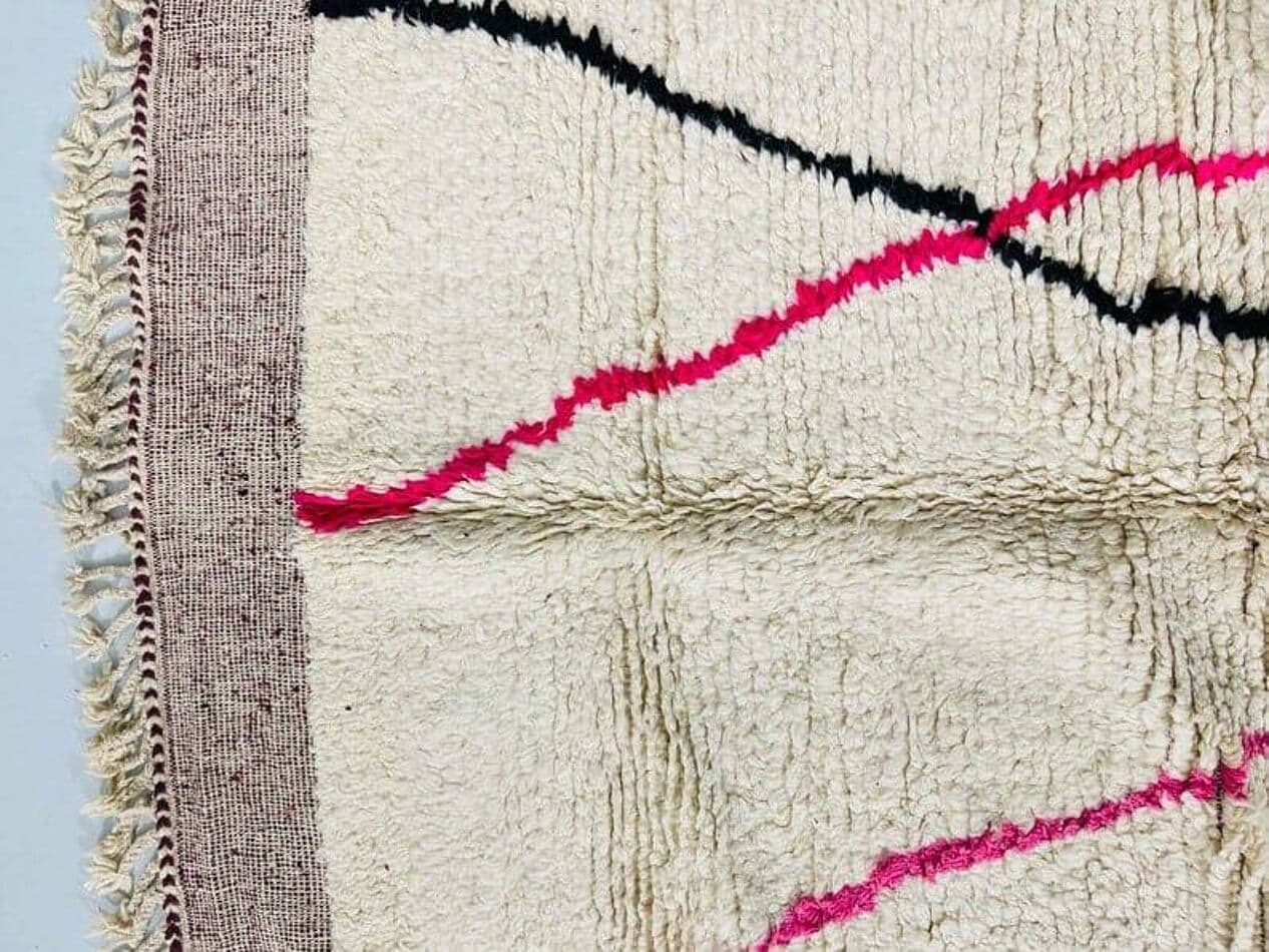 Handmade rug 140x260 cm, wool, multicolour, Morocco - 198321