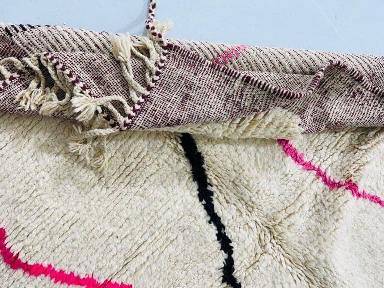 Handmade rug 140x260 cm, wool, multicolour, Morocco - 198317