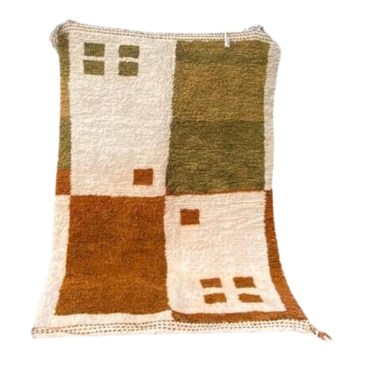 Ręcznie tkany dywan 150x250 cm, wełna, multikolor, Maroko