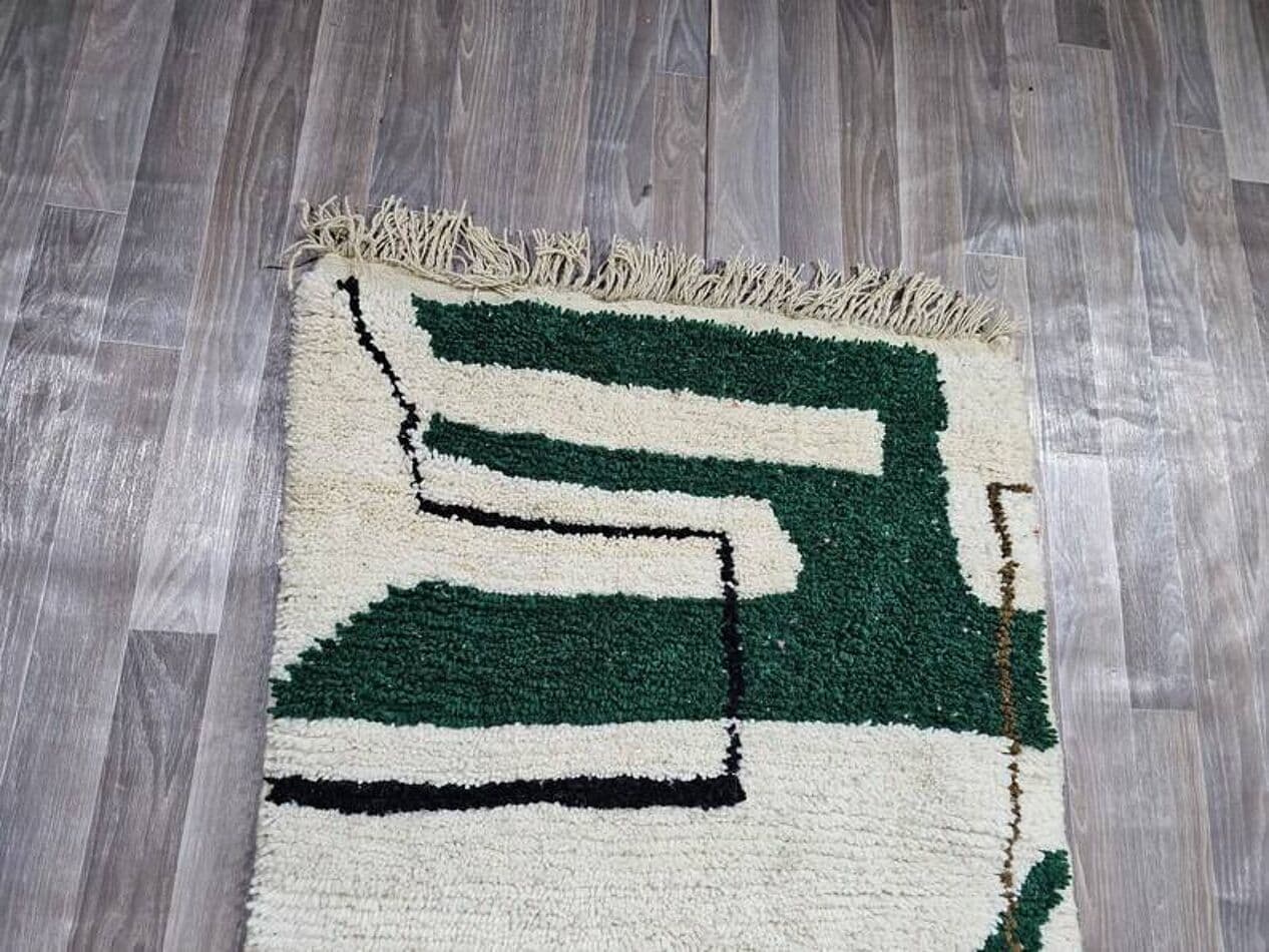 Ręcznie tkany dywan 150x250 cm, wełna, multikolor, Maroko - 200268