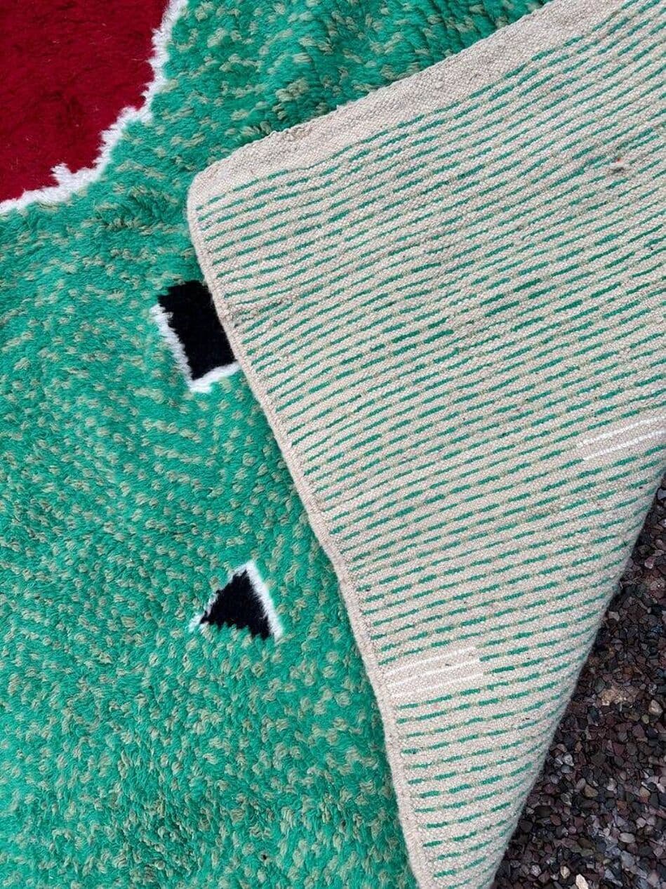 Ręcznie tkany dywan 260x140 cm, wełna, multikolor, Maroko - 200161