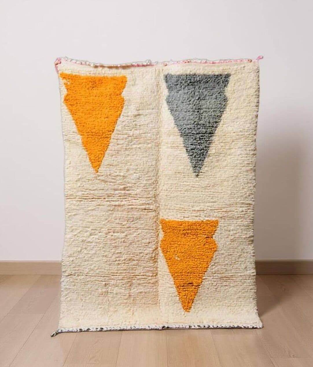 Ręcznie tkany dywan 170x230 cm, wełna, wielokolorowy, Maroko - 200111