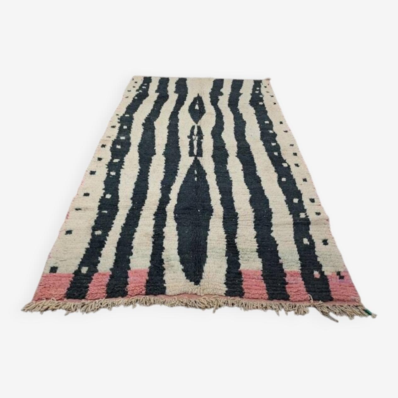 Ręcznie tkany dywan 150x250 cm, wełna, multikolor, Maroko - 199994