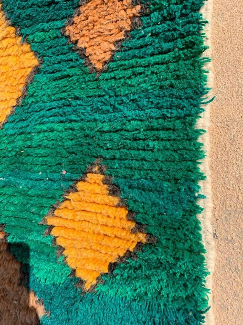 Handwoven rug 150x250 cm, wool, multicolour, Morocco - 199886