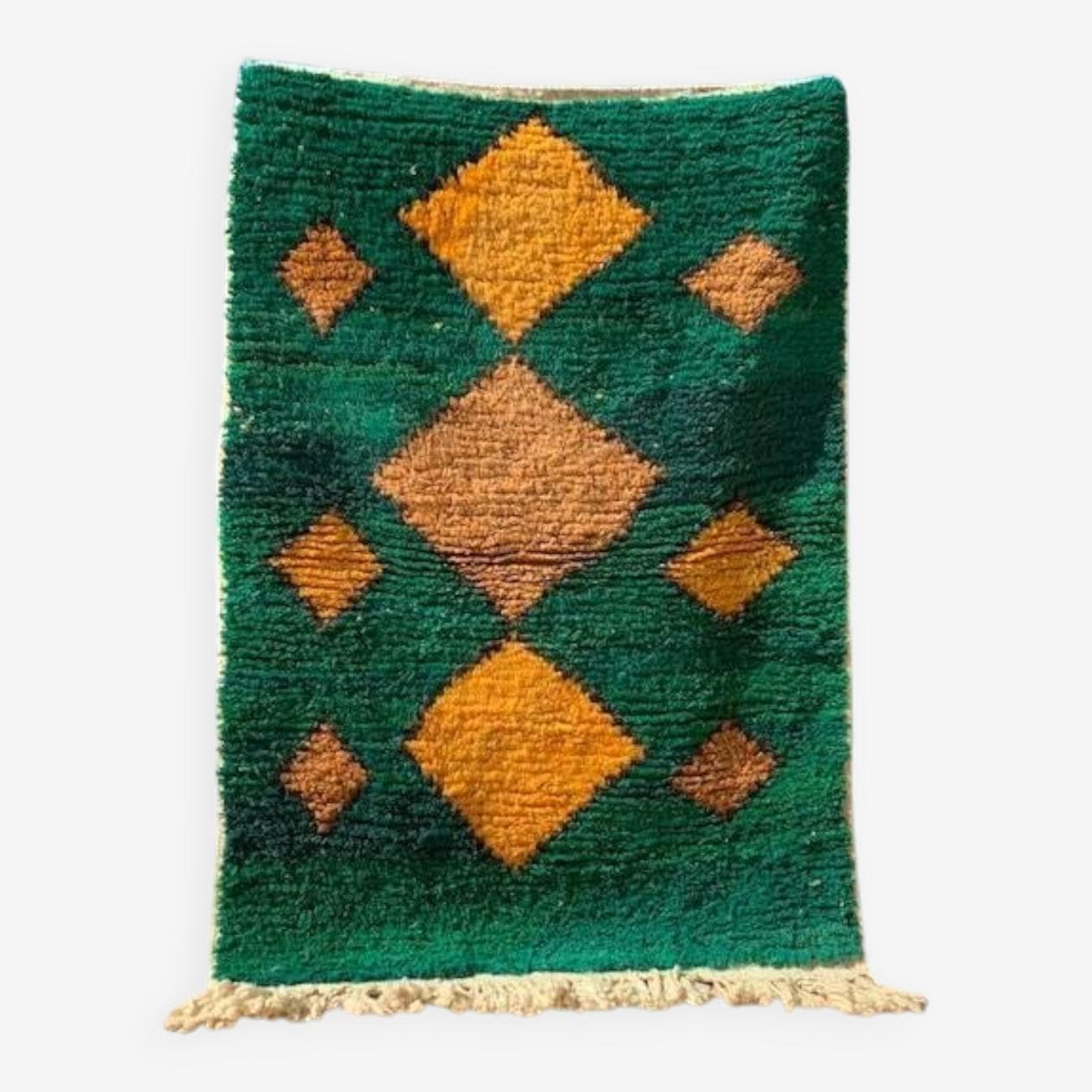 Handwoven rug 150x250 cm, wool, multicolour, Morocco - 199881