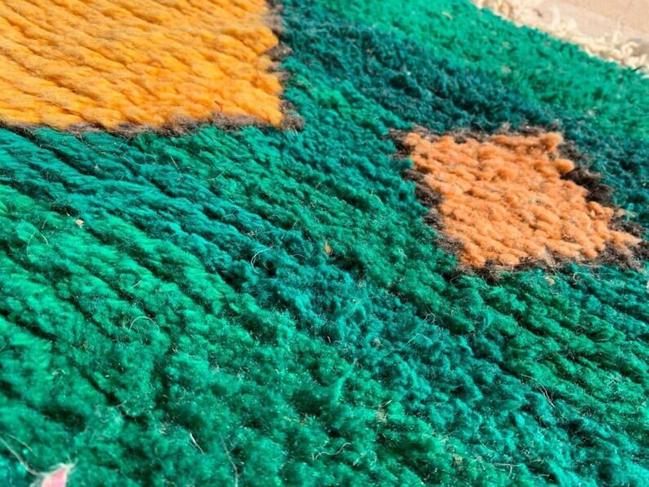 Handwoven rug 150x250 cm, wool, multicolour, Morocco - 199884