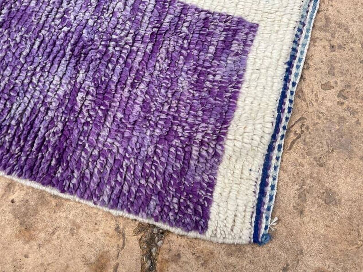 Ręcznie tkany dywan 150x250 cm, wełna, wielokolorowy, Maroko - 199817