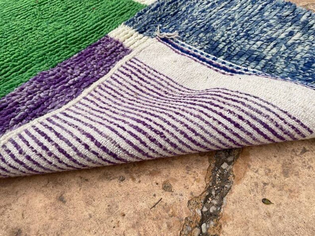 Ręcznie tkany dywan 150x250 cm, wełna, wielokolorowy, Maroko - 199816