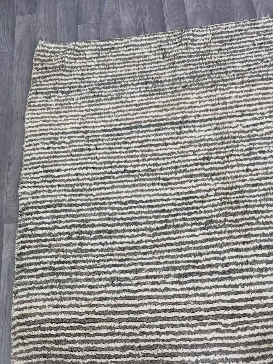 Ręcznie tkany dywan 150x250 cm, wełna, beżowy, Maroko - 199810