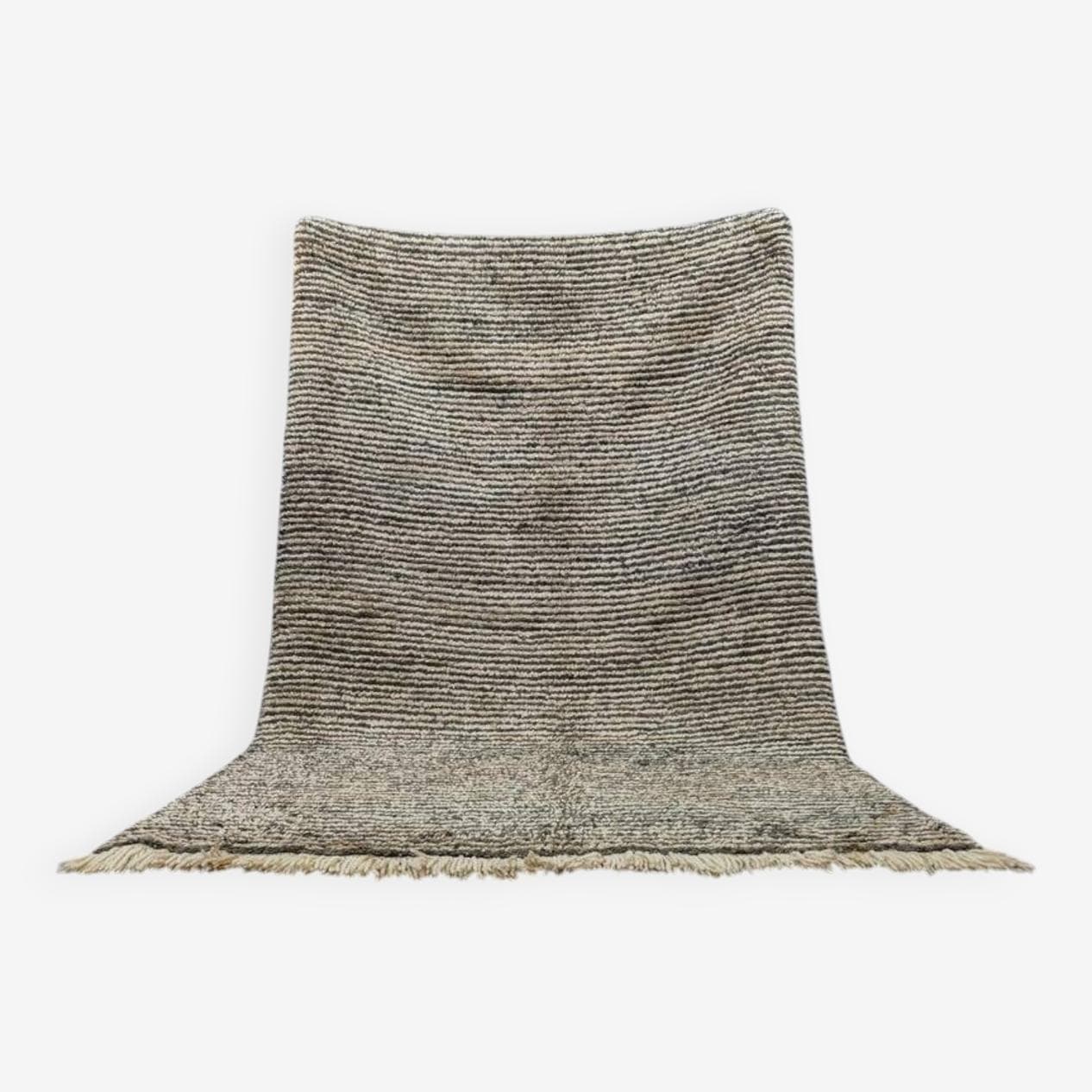 Ręcznie tkany dywan 150x250 cm, wełna, beżowy, Maroko - 199806