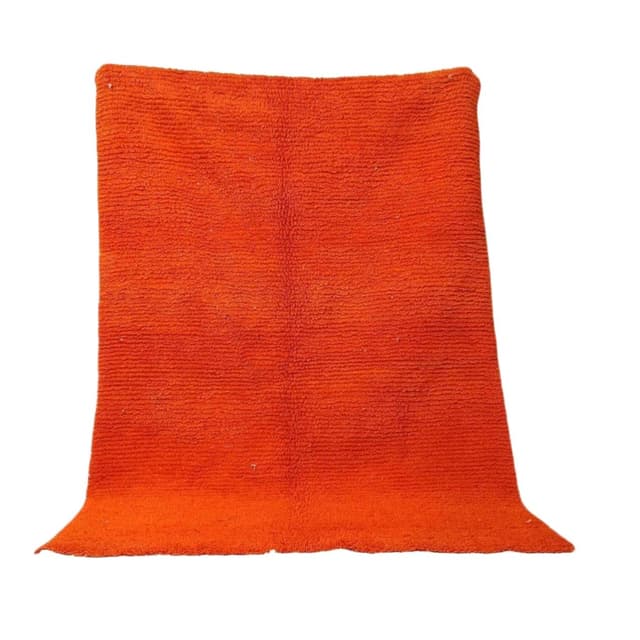 Ręcznie tkany dywan 150x250 cm, wełna, pomarańczowy, Maroko - WYMIARY