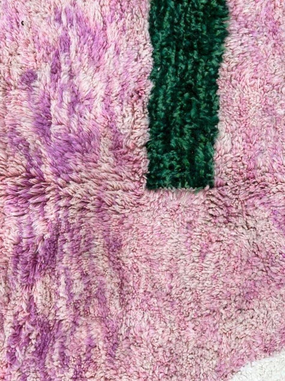 Handwoven rug 200x300 cm, wool, multicolor, Morocco - 199701
