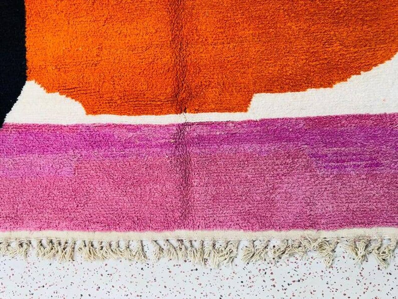 Handwoven rug 200x300 cm, wool, multicolour, Morocco - 199672