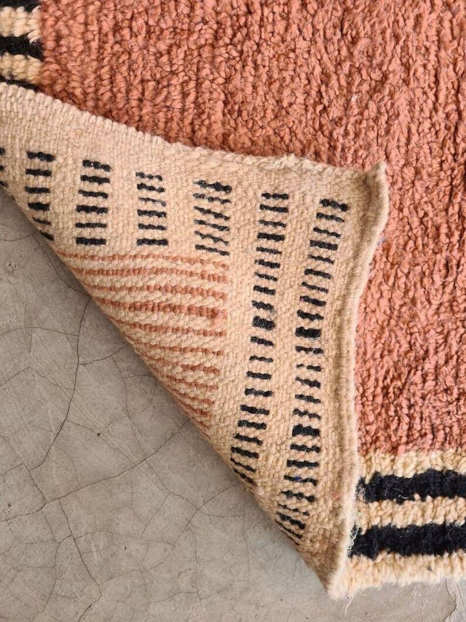 Ręcznie tkany dywan 150x250 cm, wełna, multikolor, Maroko - 199604