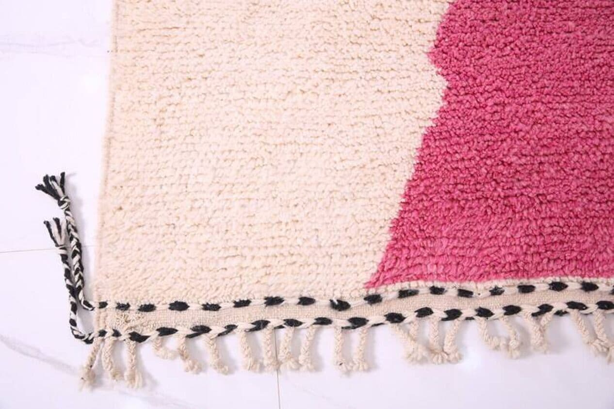 Handwoven rug 160x240 cm, wool, multicolour, Morocco - 199460