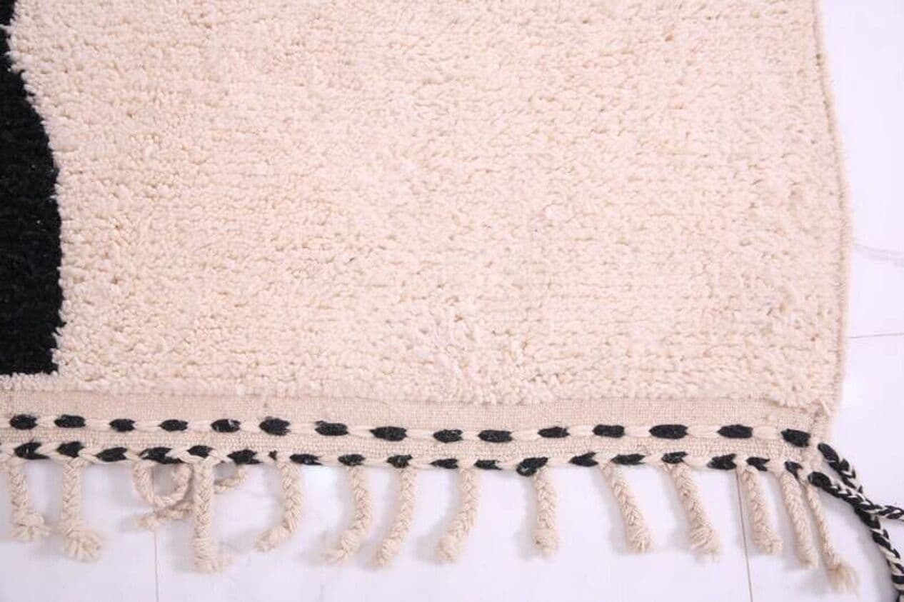 Handwoven rug 160x240 cm, wool, multicolour, Morocco - 199457