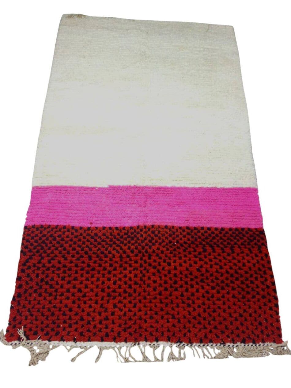 Handwoven rug 150x250 cm, wool, multicolour, Morocco - 199394