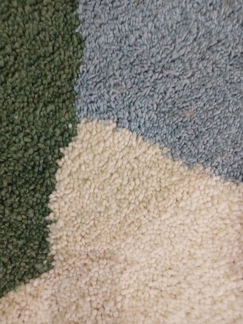 Ręcznie tkany dywan 200x300 cm, wełna, multikolor, Maroko - 199299