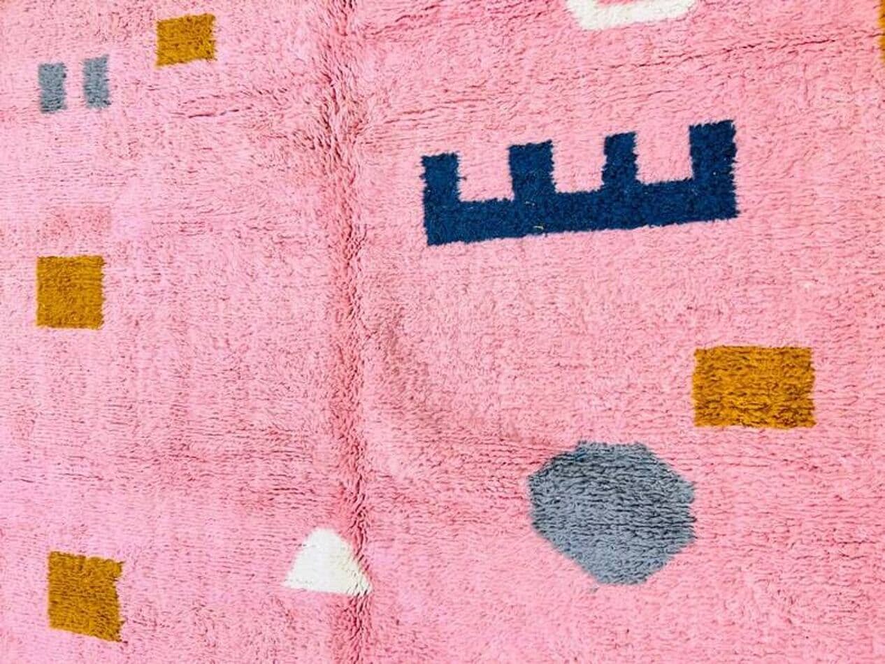 Ręcznie tkany dywan 200x300 cm, wełna, wielokolorowy, Maroko - 199243