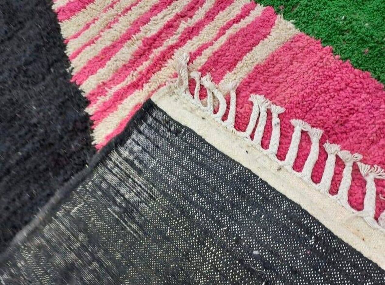 Ręcznie tkany dywan 200x300 cm, wełna, multikolor, Maroko - 199227