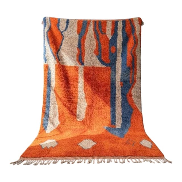 Ręcznie tkany dywan 200x300 cm, wełna, multikolor, Maroko - WYMIARY