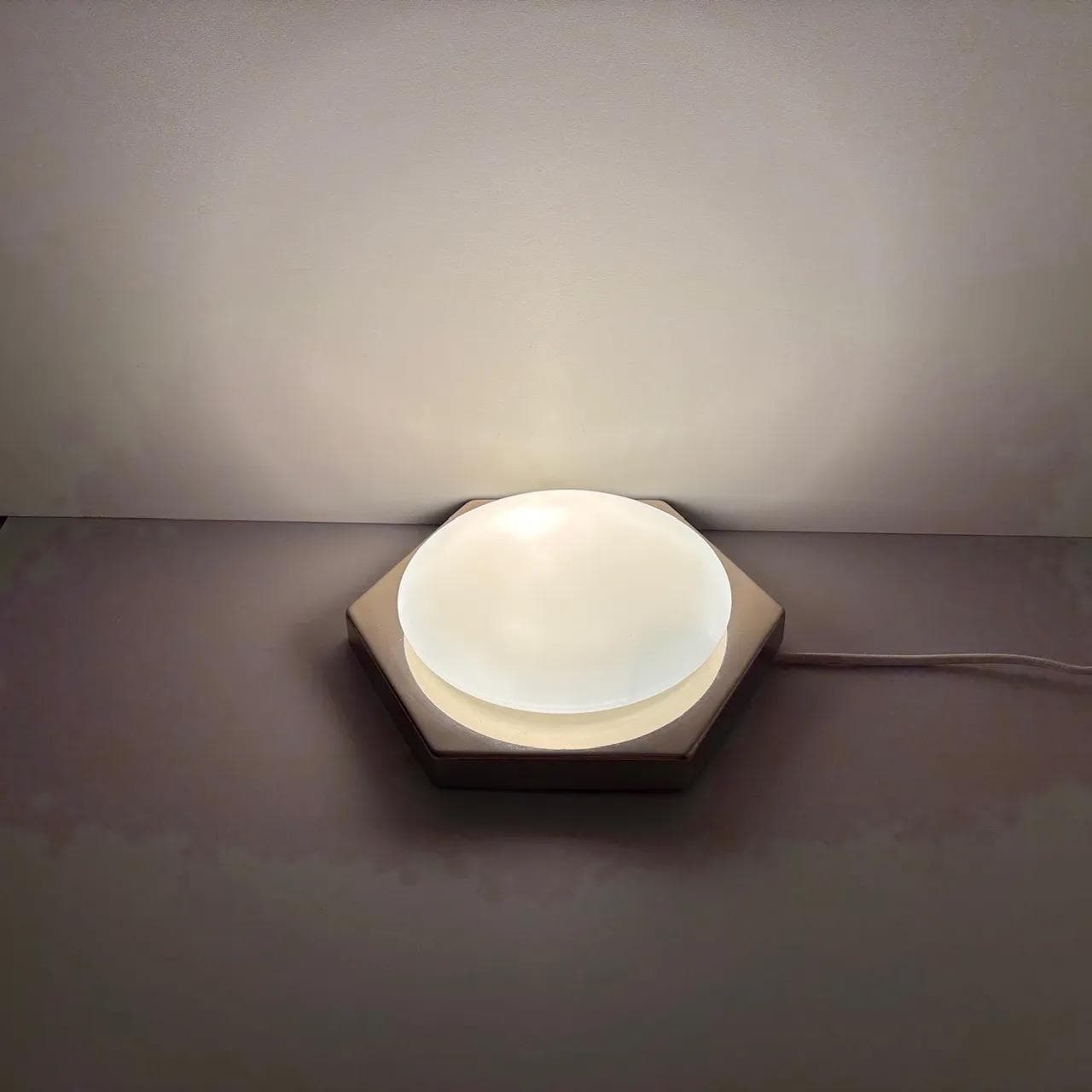 Pair of wall sconces, chrome silver steel, opal glass, N-Licht, Germany, 1980s. - 14021