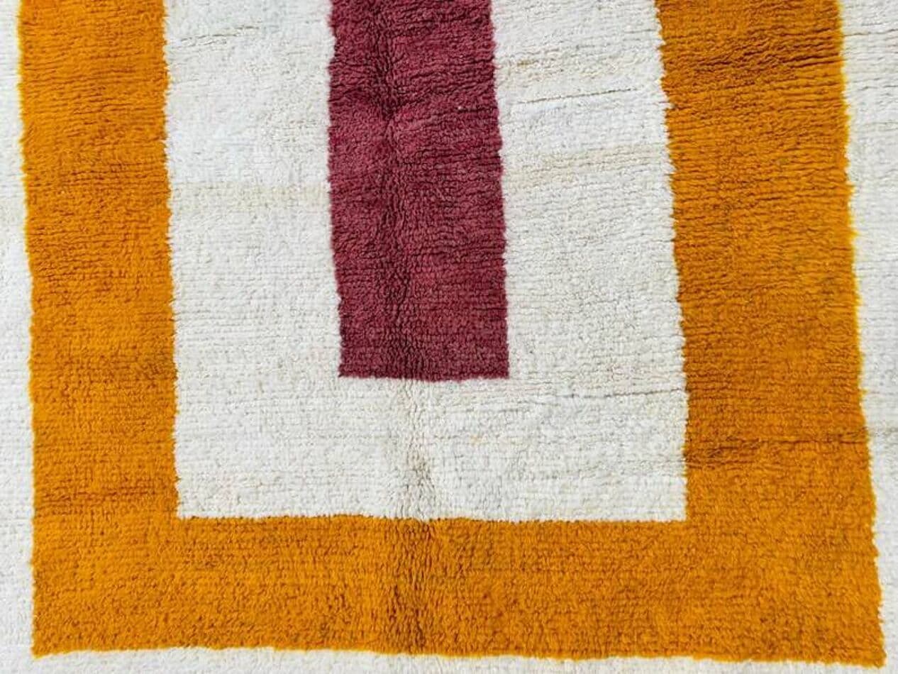 Ręcznie tkany dywan 250x150 cm, wełna, multikolor, Maroko - 199123