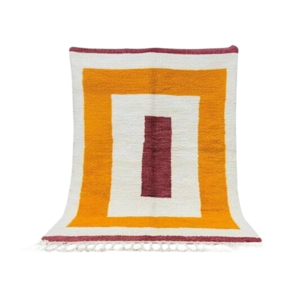 Ręcznie tkany dywan 250x150 cm, wełna, multikolor, Maroko