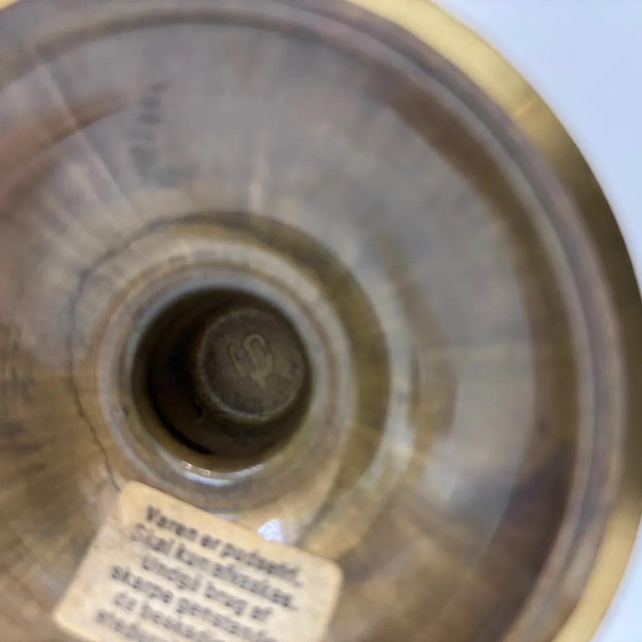 Para lamp oliwnych, złocony mosiądz, Dania, lata 70. - 14016