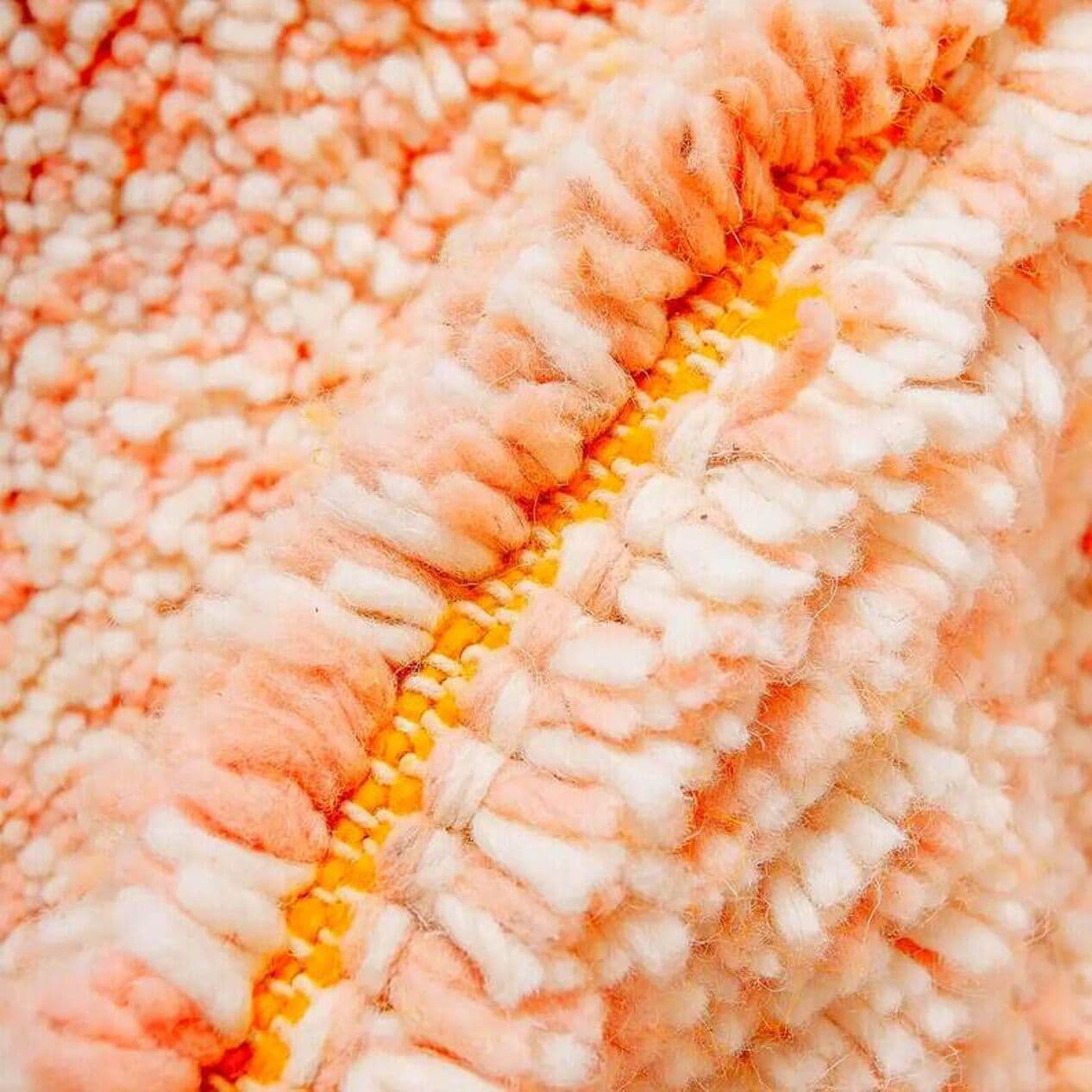 Ręcznie tkany dywan 250x150 cm, wełna, pomarańczowy, Maroko - 199054