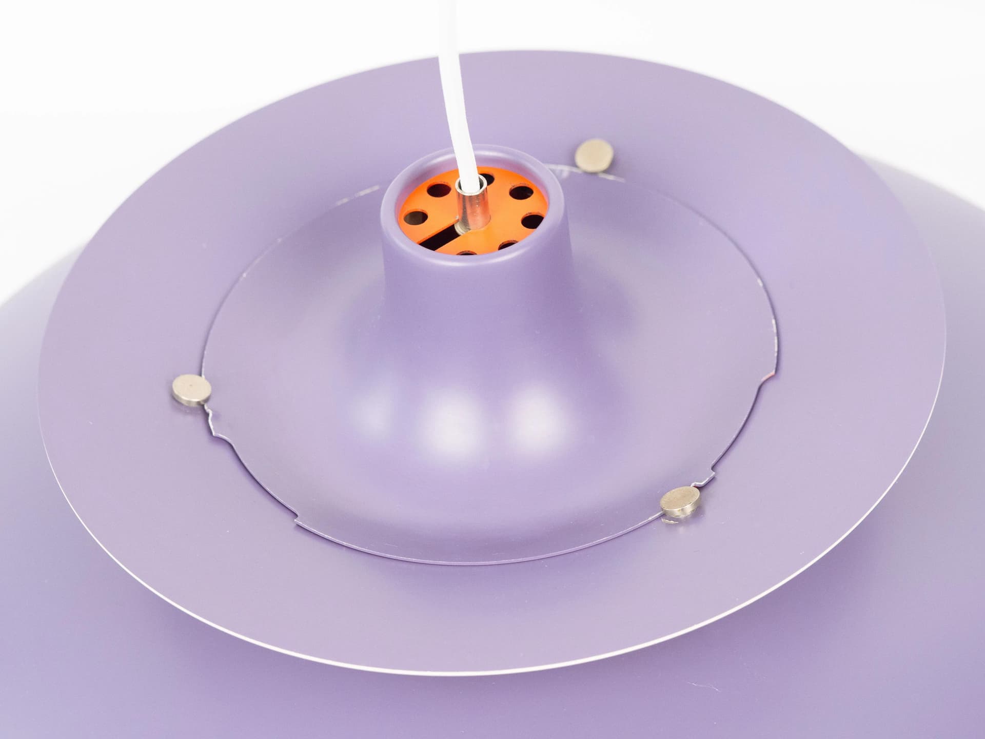 Violet Aluminum PH 5 Pendant Lamp, by P. Henningsen for Louis Poulsen, Denmark, 1960s - 14589