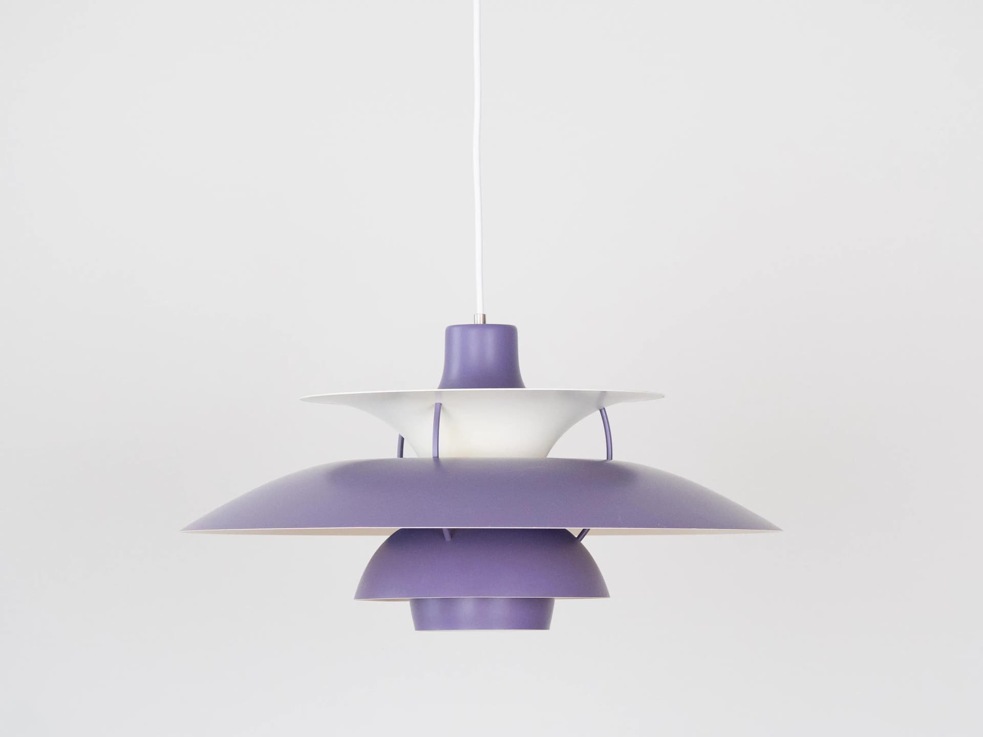 Violet Aluminum PH 5 Pendant Lamp, by P. Henningsen for Louis Poulsen, Denmark, 1960s - 14582