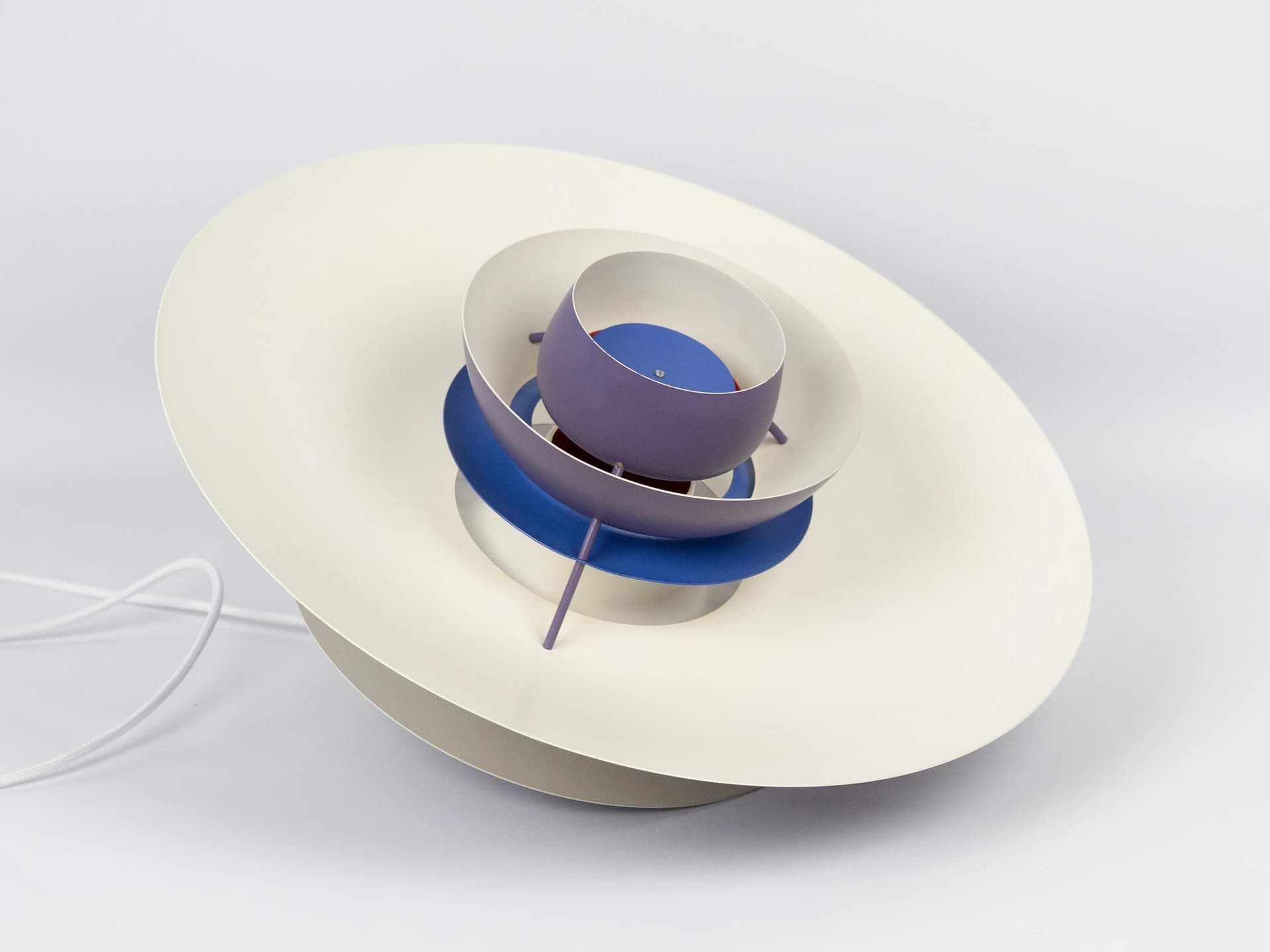 Violet Aluminum PH 5 Pendant Lamp, by P. Henningsen for Louis Poulsen, Denmark, 1960s - 14590